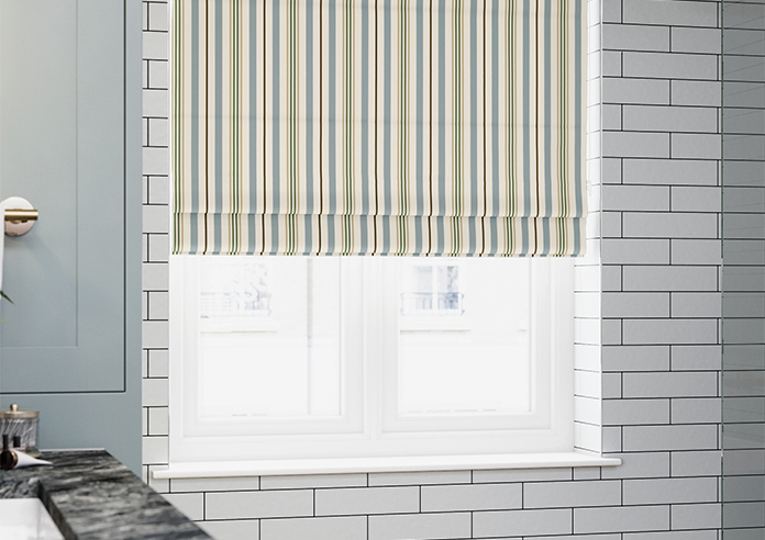 The British Stripe Co. George, Derwent No.1 - Twist&Fit Roman Blind - Image 5